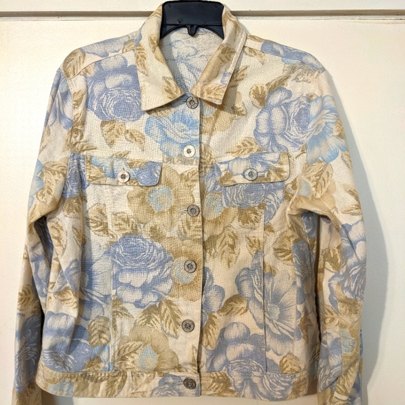 Vintage Bill Blass Linen Jacket 1990s - Picture 1 of 5